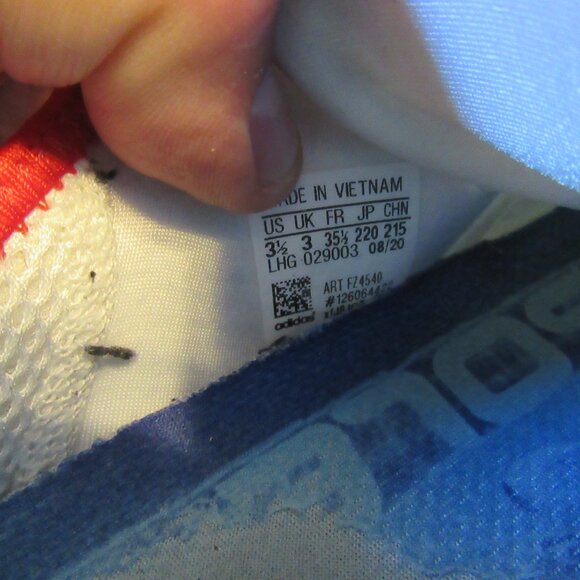 Boys Adidas x Disney NMD R1 Toy Story Sheriff Woody GS FZ4540 Size 3.5 - Picture 7 of 8